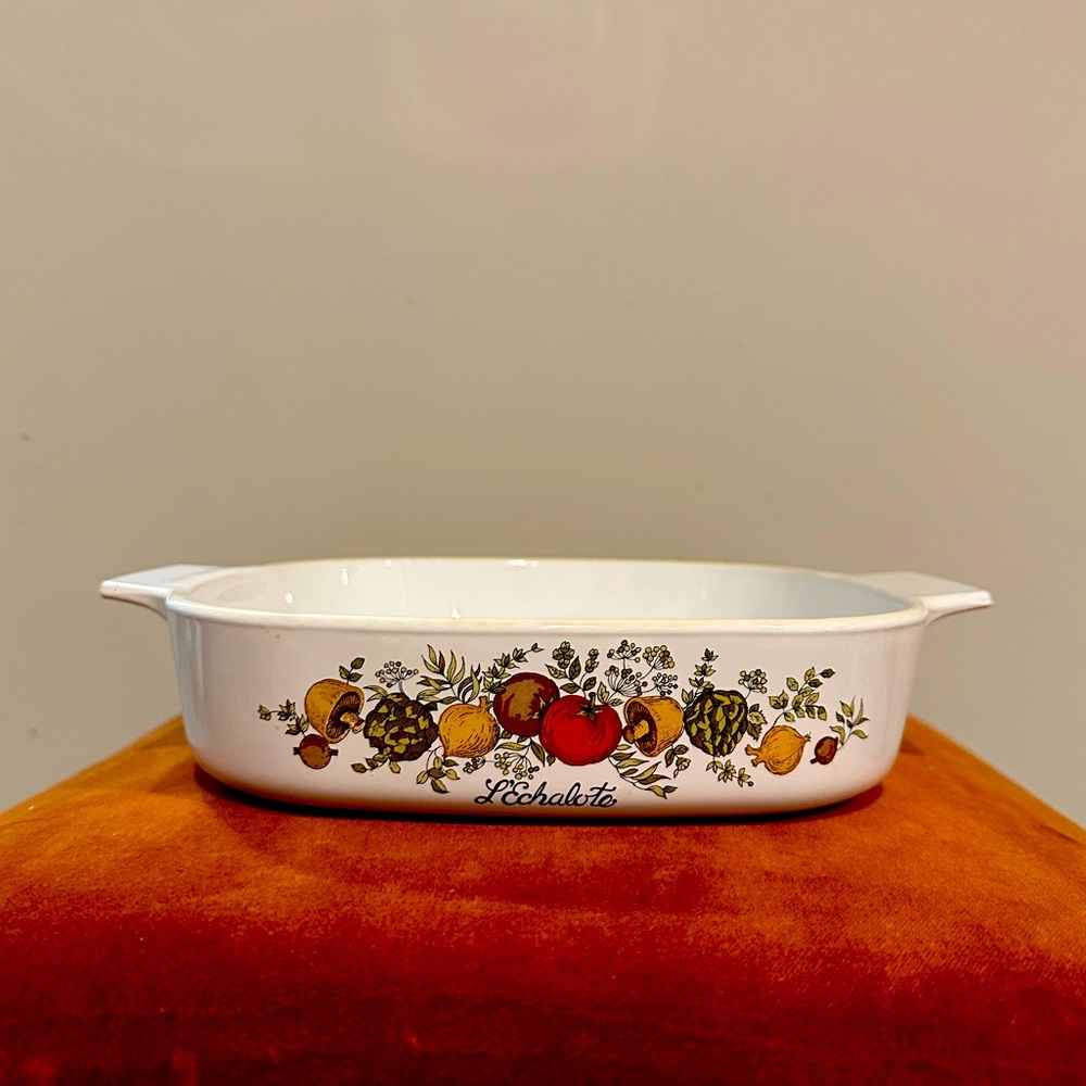Vintage Spice of Life L’Echalote Casserole Dish